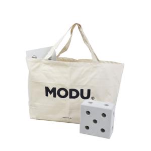 モデュ MODU TRAVEL BAG CANVAS  キャンバス 大きめ ランドリーバッグ  バック ロゴバック シンプル おしゃれ お洒落 オシャレ プレゼント ギフト 贈り物｜fav