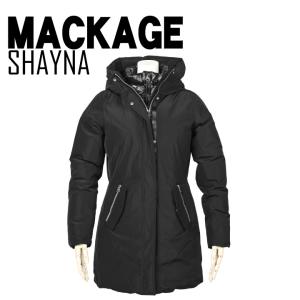 マッカ―ジュ Mackage  SHAYNA  シェイナ  ダウンジャケット 収納バッグ付き レディース フード付き  ダウンコート ジップアップ｜fav