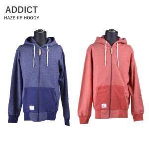 　ADDICT アディクト ジップパーカー HAZE ZIP HOODY｜fav