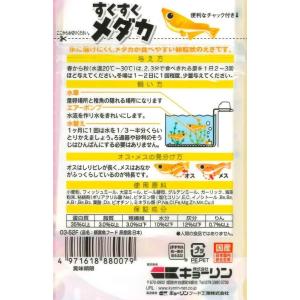 キョーリン ひかりすくすくメダカ40g メダカ...の詳細画像1