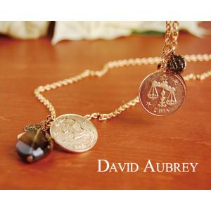 デイビッド・オウブレイ David Aubrey ZODIAC 星座 ネックレス ペンダント ネック...