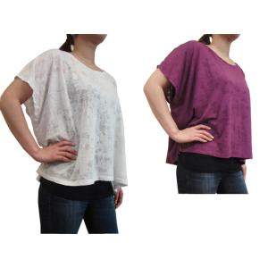 インサイト INSIGHT  FLOWER SOUL  ドルマンスリーブ レディース 半袖 透け感 ...