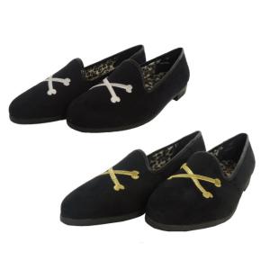 ワイアールユー YRU CROSS BONE SHOES  靴 メンズ  おしゃれ  スウェード  ...