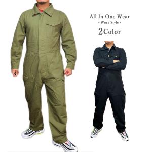 Topanga Men's オーバーサイズジャンプスーツ ブラック : 輸入雑貨屋