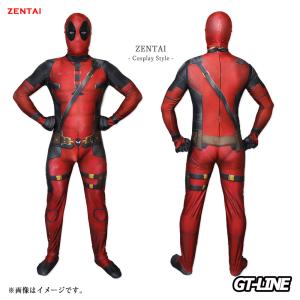 スパイダーマン 09 服 分離式 ゼンタイ フェイスマスク Zentai