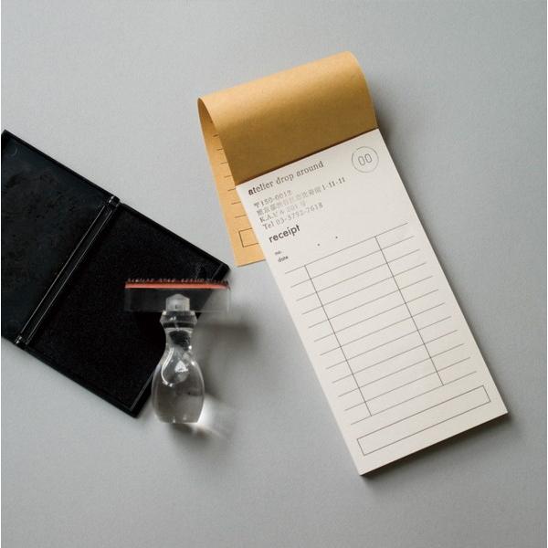 かわいい 領収書 倉敷意匠計画室　 長方形領収書(英語)  領収証　単票 drop around 単...