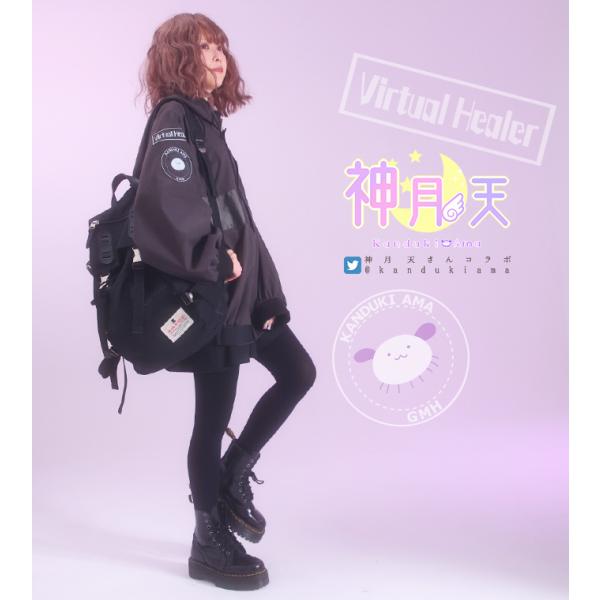 Favorite フェイバリット 神月天さん コラボ サブカル系 地雷系 原宿系 パーカー マウンテ...