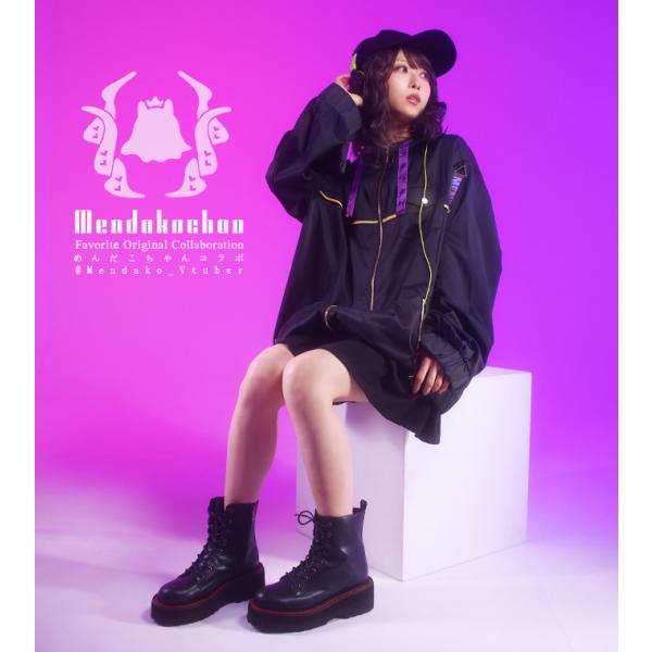 ユニセックス Favorite フェイバリット めんだこちゃんさんコラボお揃いパーカー[23年6月上...