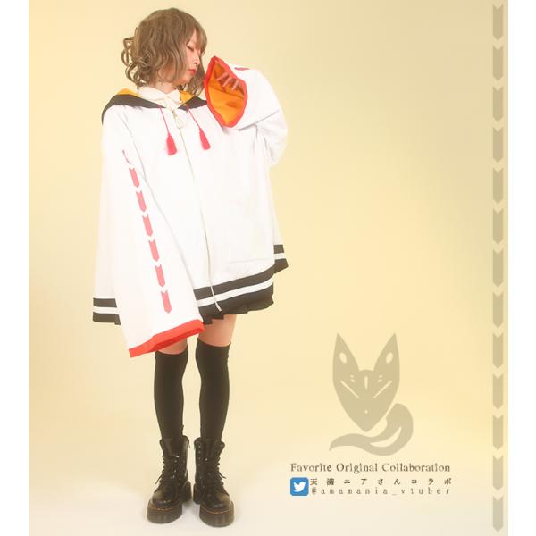 Favoriteオリジナル天満ニアさんデザインコラボ企画 和風パーカー UNISEX BIGSILH...