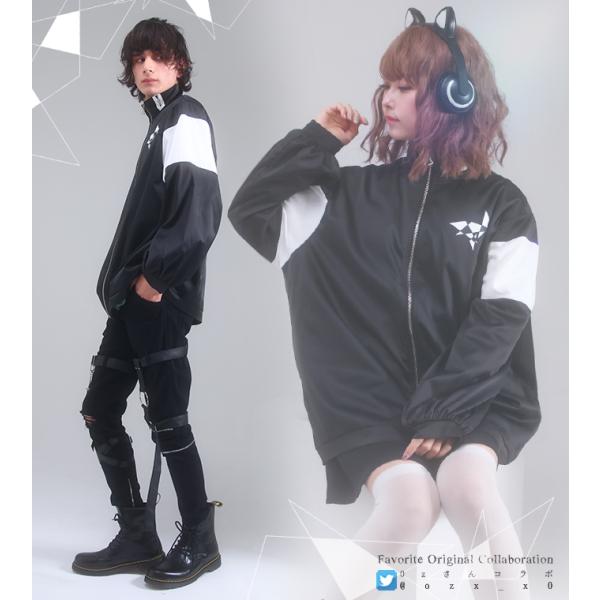 ＊Favoriteオリジナル＊Ozさんコラボ＊幾何学モノトーンユニセックスジャケット【2022年12...