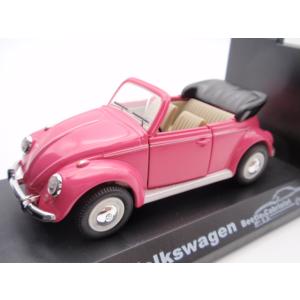 中古【ミニカー】1/43 フォルクスワーゲン ビートル カブリオレ (ピンク) [カララマ]｜favorite2018