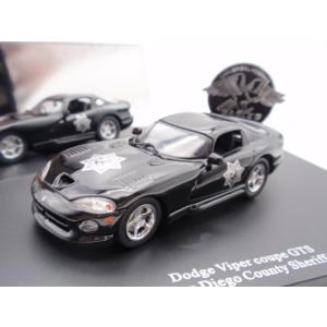 中古【ミニカー】1/43 ダッジ ヴァイパー クーペ GTS サンディエゴ警察車両 [ユニバーサルホ...