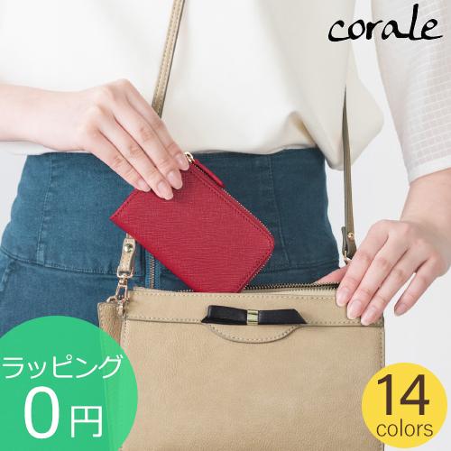 corale コラーレ ミニ財布 小さい財布 財布 コンパクト レディース コインケース 小銭入れ ...