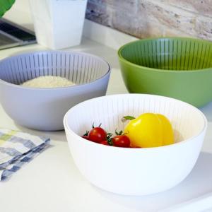 米とぎにも使えるザルとボウル 米とぎボウル ざる 米研ぎ