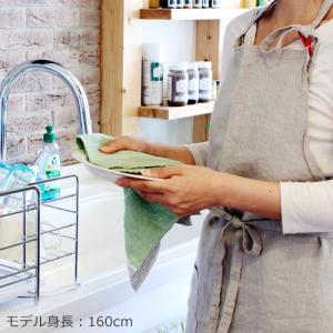 エプロン リネン ワンピース リーノエリーナ ...の詳細画像1