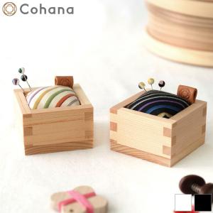 Cohana コハナ 七宝の待針と小倉織の針山 日本製 まち針
