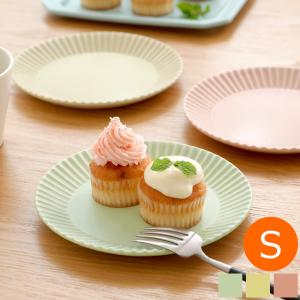 SAKUZAN ストライプ Stripe 丸皿 S 15.2cm プレート 作山窯 美濃焼 食器 取り皿 小皿 丸型 円形 日本製 和食器 手仕事 器 手作り 陶器