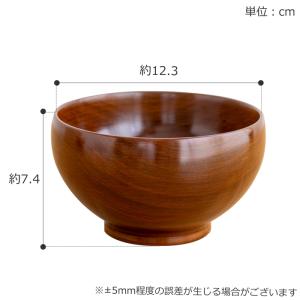 漆 お椀 木製 めいぼく椀 大 けやき 欅 ぶ...の詳細画像5