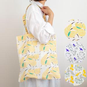 ジュート ブロックプリント トートバッグ インド綿 ハンドプリント