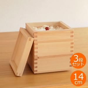 5/10・11はポイント10倍／ 重箱 おしゃれ 3段 セット (6cm×3) 14cm