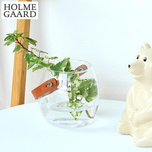ホルムガード フラワーベース 花瓶 おしゃれ ポット クリア ガラス 丸 H10cm ガラスポット ...