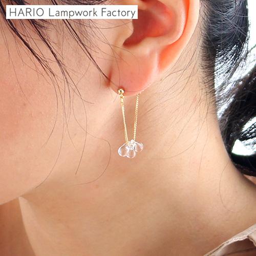 ＼11/30・12/1はポイント10倍／ ハリオ ピアス リトルティアーズ Water Drops ...