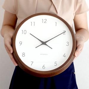 壁掛け時計 電波時計 木製 日本製 加藤木工 ...の詳細画像3