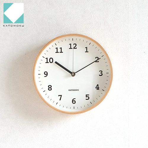 ＼11/30・12/1はポイント10倍／ 掛け時計 クォーツ式 木製 加藤木工 plywood wa...