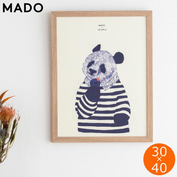 ポスター 北欧 30×40 cm パンダ 動物 MADO × Soft Gallery Coney ...
