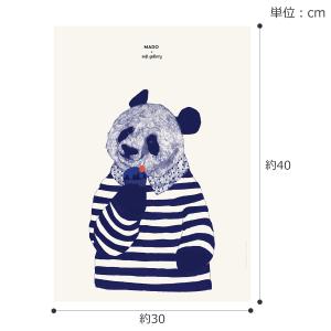 ポスター 北欧 30×40 cm パンダ 動物...の詳細画像5