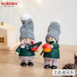 ノルディカニッセ 2点 セット 小鳥と話す女の子...の商品画像