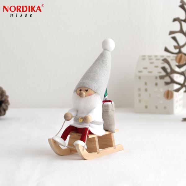 ノルディカニッセ そりに乗るサンタ サイレントナイトシリーズ NORDIKA nisse クリスマス...