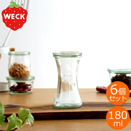 ＼6/14・15はポイント10倍／ WECK キャニスター セット デリカテッセン 180ml 6個...