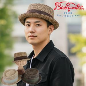 ベーシックエンチ（Basiquenti ）モザイクブレードポークパイハット 帽子 メンズ帽子 レディース帽子 ユニセックス ペーパー ブレードハット テラピンチ 春夏