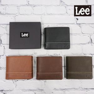 リー LEE  札入れ財布 メンズ財布 レディース財布 財布 ウォレット 二つ折り財布 ギフトケースつき 牛革 プレゼント 父の日 クリスマス 誕生日 バレンタイン｜favourite-shop