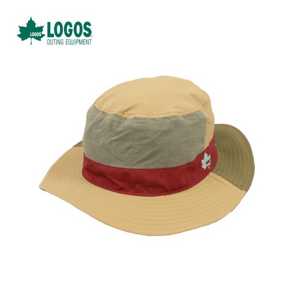 ロゴス（LOGOS）パッチワークアドベンチャーハット 帽子 メンズ帽子 ユニセックス キャンプ サハ...
