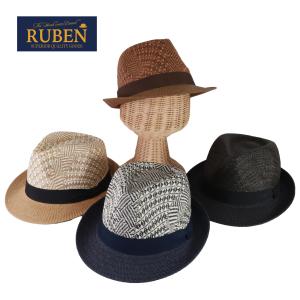 ルーベン（RUBEN） MIXペーパー中折れハット 帽子 メンズ レディース帽子 ペーパー 中折れ 雑材 春夏 RUS1257｜帽子 財布 ベルト FAVORITE SHOP