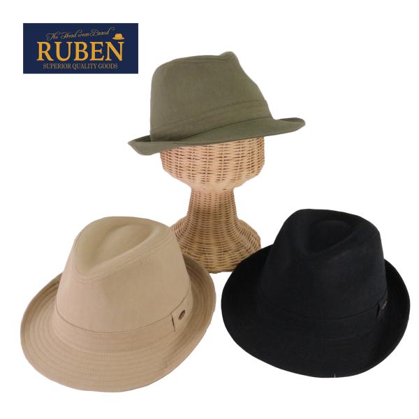ルーベン（RUBEN） コットンメタルプレート中折れハット 帽子 メンズ ユニセックス レディース帽...