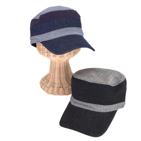 デニムクレイジーパターンワークキャップ 帽子 メンズ レディース帽子 レディース ユニセックス  ワ...