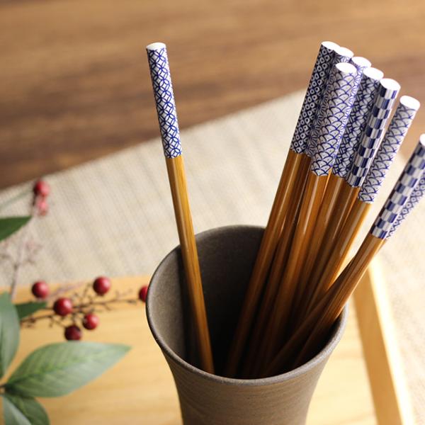 CDF etendue 客用箸 スス竹5膳セット 小紋 0565027302(お箸 5本 おしゃれ ...