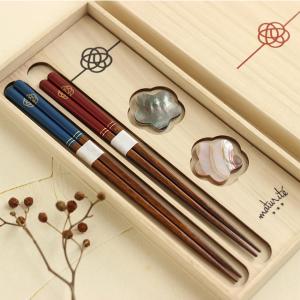 Maturite 梅結び 夫婦箸&箸置きセット...の詳細画像5