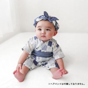 mocmof 帯付き 浴衣ロンパース 622-...の詳細画像5