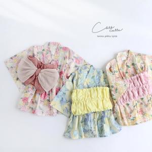 coto cotte ファンシー花柄浴衣ワンピース 722-361029(浴衣