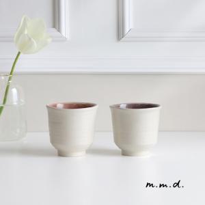 志野焼 湯呑 加藤栄治作 item no.1f237 : ハマダヤ食器店 - 通販