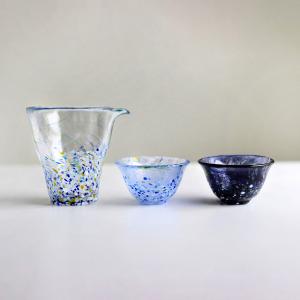 TOMICRAFT 江戸硝子 うきよ 花酒器セ...の詳細画像2