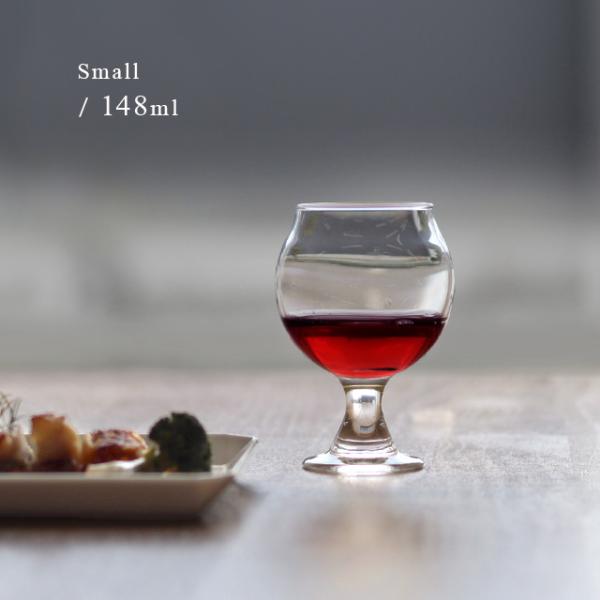気取りすぎない 丸いステムグラス小(ワイングラス ミニ おしゃれ ガラス ゴブレット グラス ガラス...