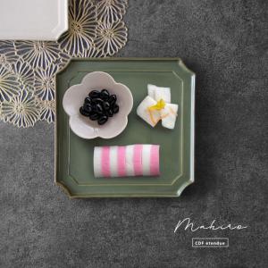 CDF etendue まひろ 長角皿(長皿 おしゃれ 和食器 プレート 皿 さんま