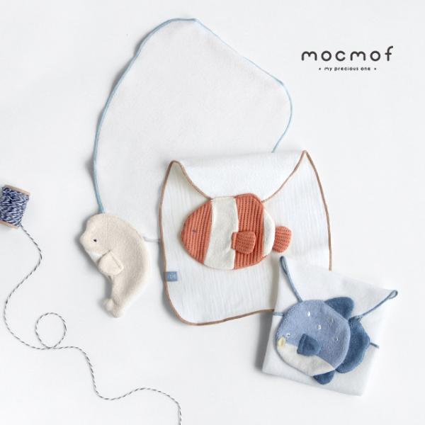 mocmof ころぷち水族館汗取りタオル 622-566133(ベビー 汗取りガーゼ 汗取りパッド ...