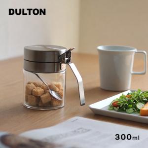 DULTON ダルトン スパイスジャー ウィズ スプーン(キャニスター ガラス 調味料入れ 調味料ポット 砂糖 塩入れ 砂糖入れ 塩 調味料 ボトル 容器 スパイス入れ)