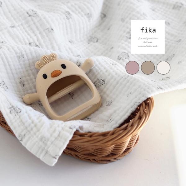 fika cocco teether(歯固め シリコーン ゴム 赤ちゃん おもちゃ ファーストトイ ...